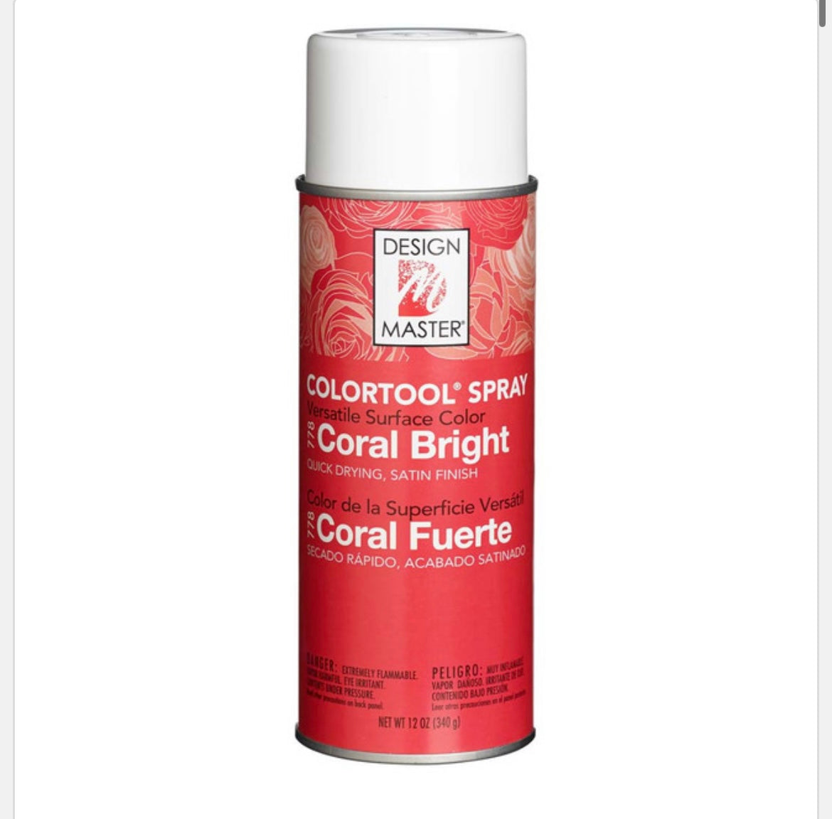 CORAL BRIGHT - FLOWER SPRAY