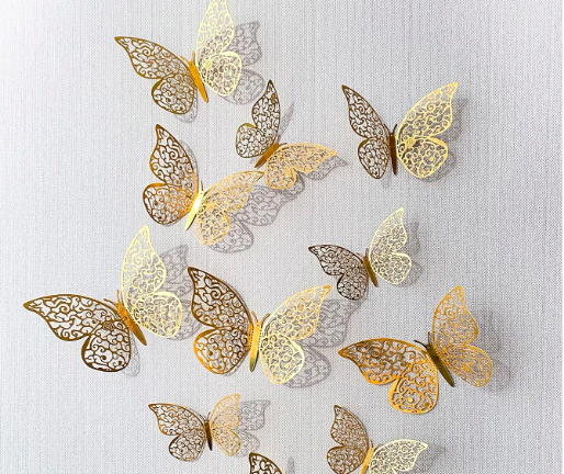 GOLD BUTTERFLIES