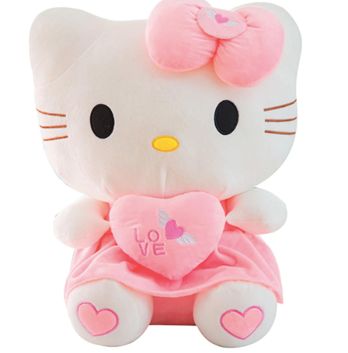 LOVE PINK HELLO KITTY PLUSH