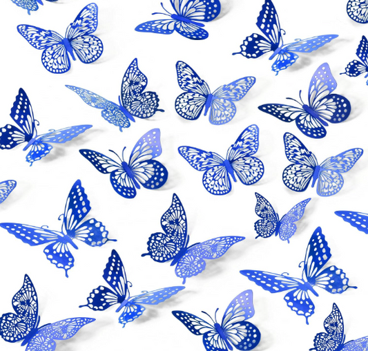 BLUE BUTTERFLIES